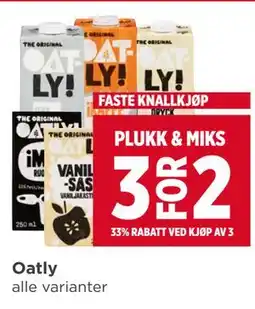 Meny Oatly tilbud
