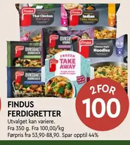 Coop Mega FINDUS FERDIGRETTER tilbud