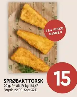 Coop Mega SPRØBAKT TORSK tilbud