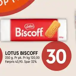Coop Mega LOTUS BISCOFF tilbud