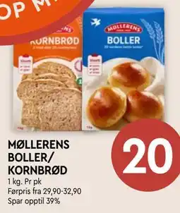 Coop Mega MØLLERENS BOLLER/ KORNBRØD tilbud