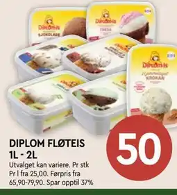 Coop Mega DIPLOM FLØTEIS 1L - 2L tilbud