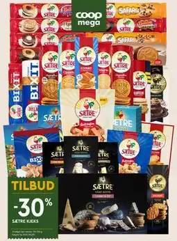 Coop Mega SÆTRE KJEKS tilbud