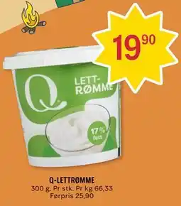 Coop Prix Q-LETTRØMME tilbud