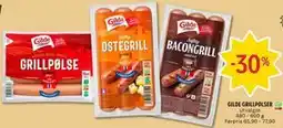 Coop Prix GILDE GRILLPØLSER tilbud