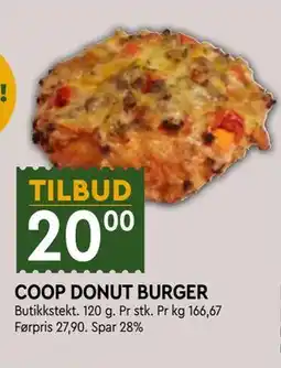 Coop Mega COOP DONUT BURGER tilbud