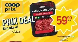 Coop Prix COOP KARBONADEDEIG tilbud