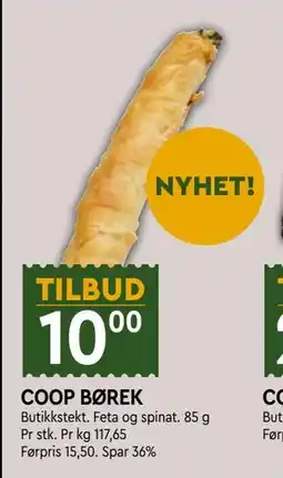 Coop Mega COOP BØREK tilbud