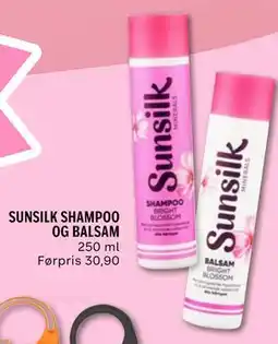 Coop Prix SUNSILK SHAMPOO OG BALSAM tilbud