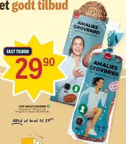 Coop Prix COOP AMALIES GROVBRØD tilbud