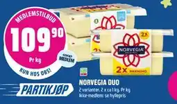 Coop Obs NORVEGIA DUO, Medlemspris tilbud
