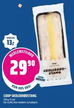 Coop Obs COOP SKOLEBRØDSTANG, Medlemspris tilbud