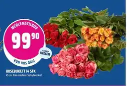 Coop Obs ROSEBUKETT 14 STK, Medlemspris tilbud
