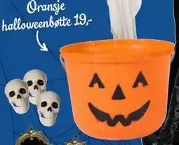 Coop Obs Oransje halloweenbøtte tilbud