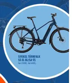 Coop Obs SYKKEL TÅRNFALK S5 EL BL/SA 55 tilbud