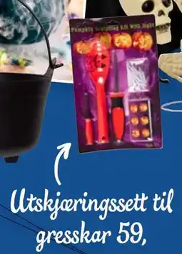 Coop Obs Utskjæringssett til gresskar tilbud