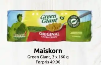 Joker Green Giant Maiskorn tilbud