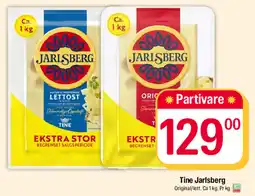 Coop Extra Tine Jarlsberg Original/lett tilbud