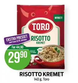 Kiwi Toro Risotto Kremet tilbud