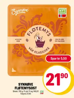 Coop Extra Synnøve Fløtemysost tilbud