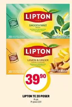 Coop Extra Lipton te 20 poser tilbud