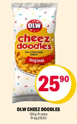 Coop Extra Olw cheez doodles tilbud