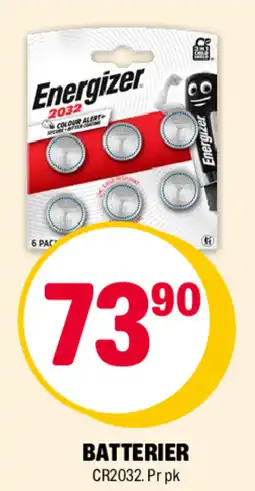 Coop Extra Energizer batterier CR2032 tilbud