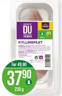 Kiwi Prior kyllingfilet tilbud