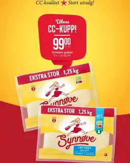 CC Mat Synnøve guloost tilbud