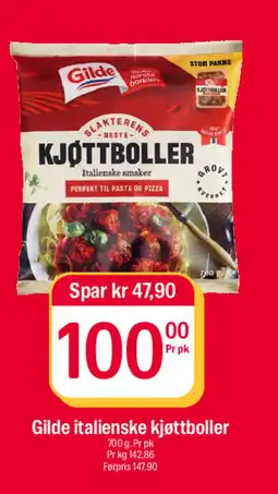Coop Extra Gilde italienske kjøttboller tilbud