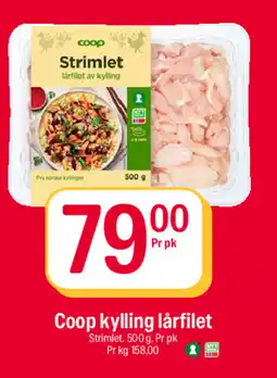 Coop Extra Coop kylling lårfilet tilbud