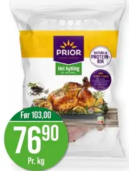 Kiwi Prior hel kylling tilbud