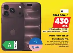 POWER iPhone 18 Pro 256 GB tilbud