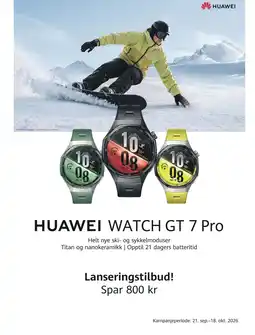 POWER Huawei watch gt 7 pro tilbud