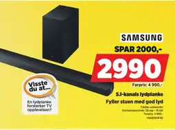POWER Samsung 5.1-kanals lydplanke tilbud