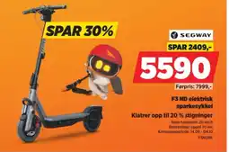 POWER Segway F3 ND elektrisk sparkesykkel tilbud