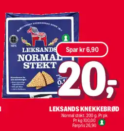 Coop Extra Leksands knekkebrød tilbud