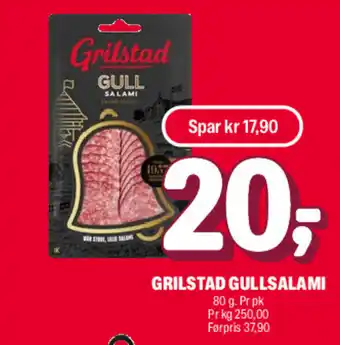 Coop Extra Grilstad gullsalami tilbud