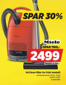 POWER Miele AirClean-filter tilbud