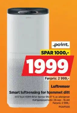 POWER Point luftrenser tilbud