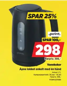 POWER Point Vannkoker tilbud