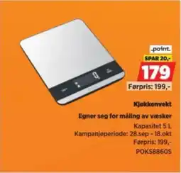 POWER Kjøkkenvekt tilbud