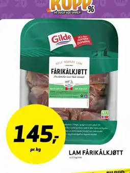 Bunnpris Lam fårkålkjøtt tilbud