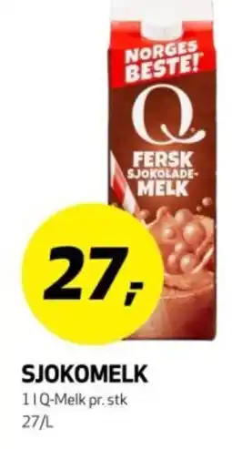 Bunnpris Q Sjokomelk tilbud