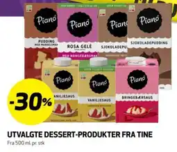 Bunnpris Piano dessert-produkter tilbud