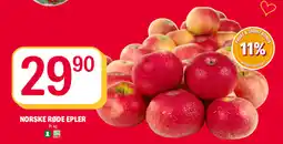 Coop Extra Røde epler tilbud