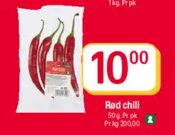 Coop Extra Rød chili tilbud
