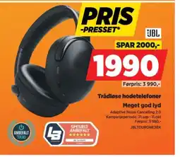 POWER Jbl trådløse hodetelefoner tilbud
