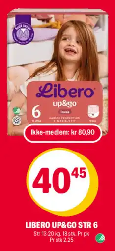 Coop Extra Libero Up&Go Str 6 tilbud