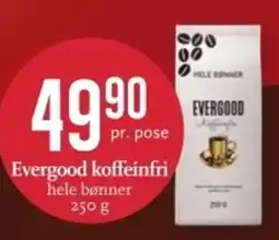 CC Mat Evergood koffeinfri hele bønner tilbud